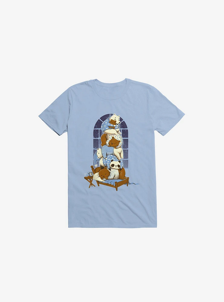 Good Night Bears Light Blue T-Shirt