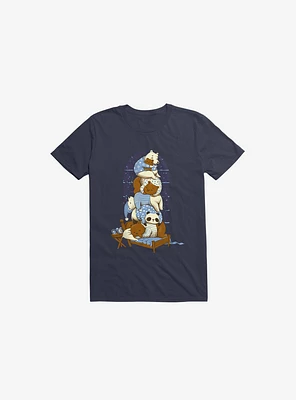 Good Night Bears Navy Blue T-Shirt