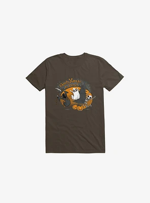Goth Xmas Is Here Brown T-Shirt