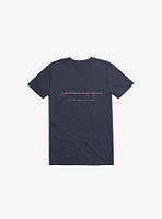 Human History Timeline Summary Navy Blue T-Shirt