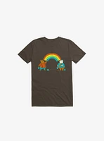 Love Is Rainbow Bear Brown T-Shirt