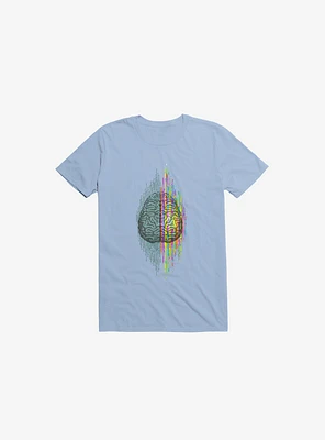 The Mind Brain Dichotomy Light Blue T-Shirt