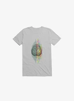 The Mind Brain Dichotomy Ice Grey T-Shirt