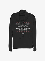 Marvel The Falcon And Winter Soldier Symbols Are Nothing Cowlneck Long-Sleeve Girls Top