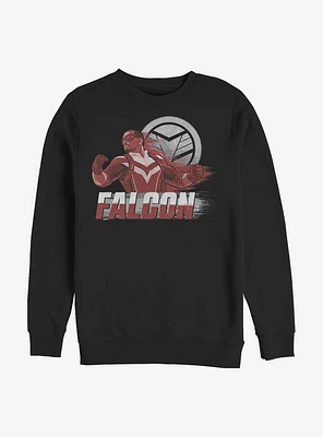 Marvel The Falcon And Winter Soldier Speed Crew Sweatshirt