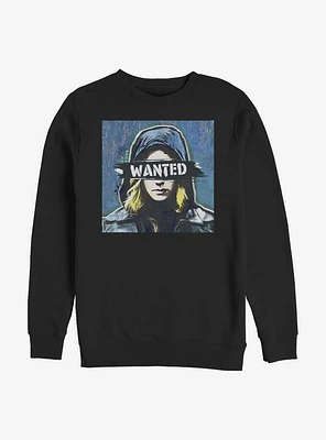 Marvel The Falcon And Winter Soldier Wanted Carter Crew Sweatshirt