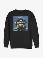 Marvel The Falcon And Winter Soldier Wanted Carter Crew Sweatshirt