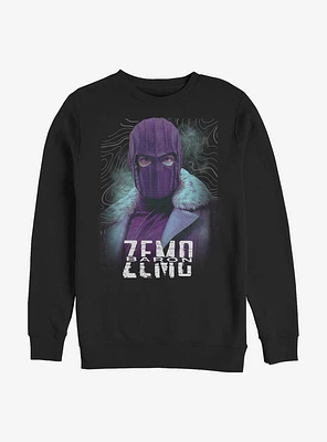 Marvel The Falcon And Winter Soldier Zemo Purple Crew Sweatshirt