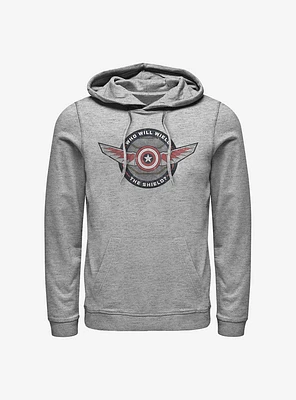 Marvel The Falcon And Winter Soldier Wield Shield Hoodie