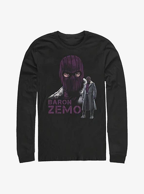 Marvel The Falcon And Winter Soldier Masked Zemo Long-Sleeve T-Shirt