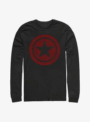 Marvel The Falcon And Winter Soldier Shield Long-Sleeve T-Shirt