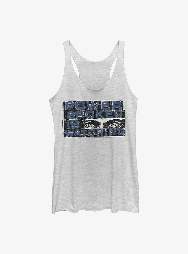 Marvel The Falcon And Winter Soldier Power Broker Eyes Girls Tank