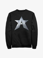 Marvel The Falcon And Winter Soldier John Walker Captain Symbol Crew Sweatshirt