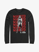 Marvel The Falcon And Winter Soldier Wanted Repeating Carter Long-Sleeve T-Shirt