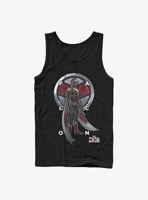 Marvel The Falcon And Winter Soldier Grid Text Tank