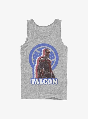Marvel The Falcon And Winter Soldier Pose Logo Tank