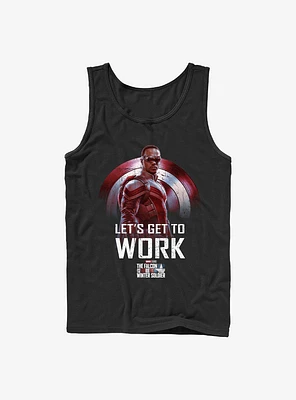 Marvel The Falcon And Winter Soldier Let's Get To Work Tank