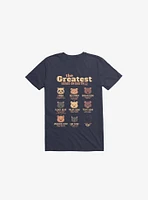 Greatest Bears: Insert Your Bear Navy Blue T-Shirt