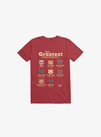Greatest Bears: Insert Your Bear Red T-Shirt
