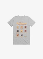 Greatest Bears: Insert Your Bear Ice Grey T-Shirt