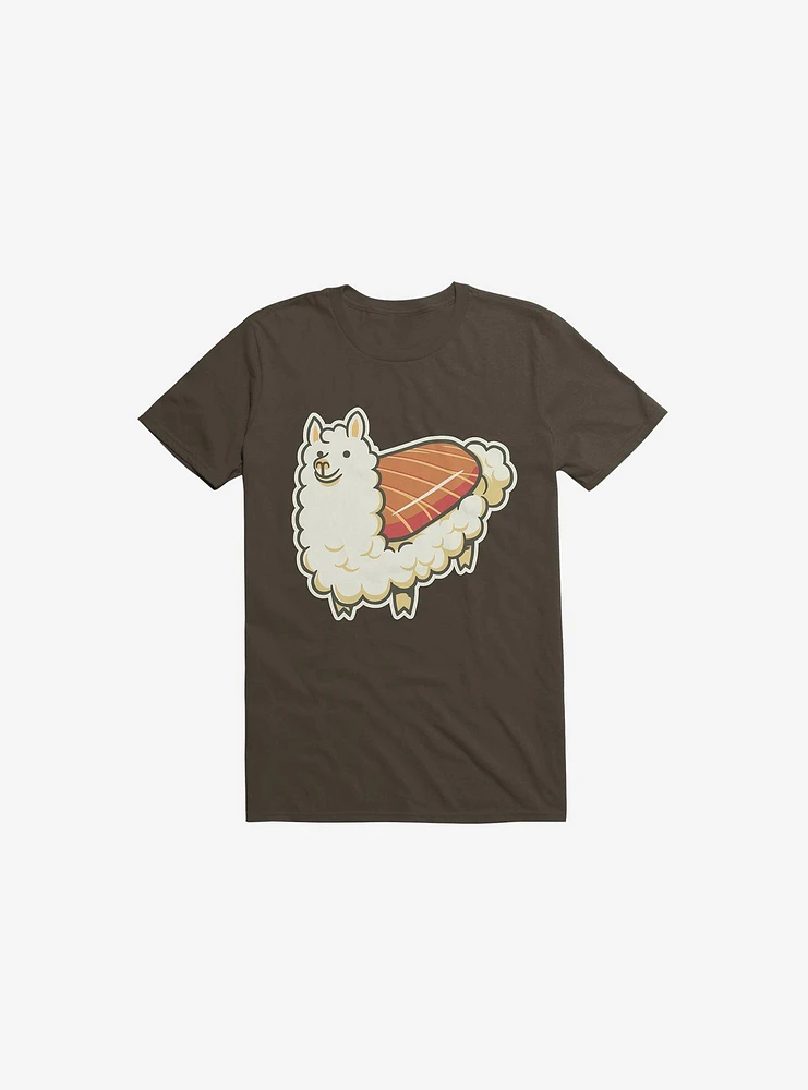 Alpaca Sushi Niguiri II Brown T-Shirt
