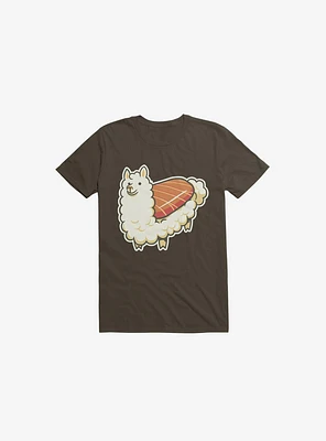 Alpaca Sushi Niguiri II Brown T-Shirt