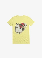 Alpaca Sushi Niguiri III Corn Silk Yellow T-Shirt