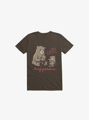 Happiness Sushi Brown T-Shirt