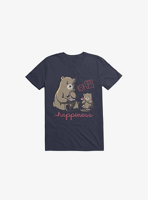 Happiness Sushi Navy Blue T-Shirt