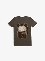 Hedgehog Book: Don't Hurt The Ones You Love Brown T-Shirt