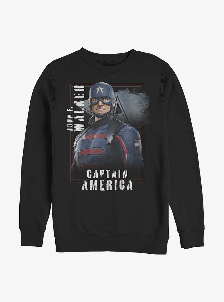 Marvel The Falcon And Winter Soldier Captain America John F. Walker Crew Sweatshirt