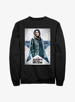 Marvel The Falcon And Winter Soldier Carter Poster Crew Sweatshirt