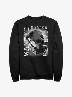 Marvel The Falcon And Winter Soldier Sharon Carter Wanted Crew Sweatshirt