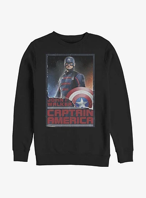 Marvel The Falcon And Winter Soldier Walker Captain America Crew Sweatshirt
