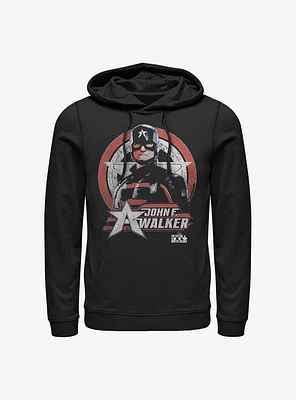 Marvel The Falcon And Winter Soldier Walker Captain America Shield Hoodie