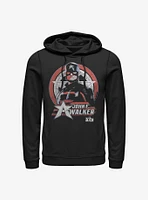 Marvel The Falcon And Winter Soldier Walker Captain America Shield Hoodie