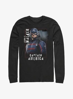 Marvel The Falcon And Winter Soldier Captain America John F. Walker Long-Sleeve T-Shirt