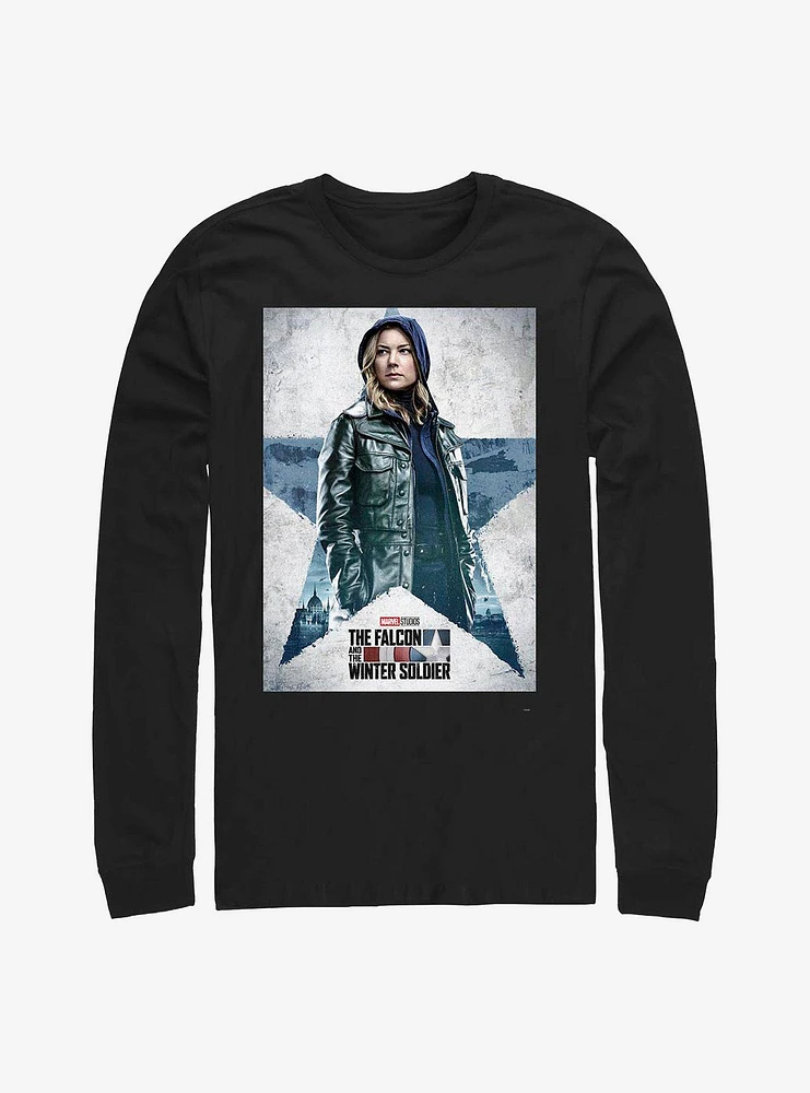 Marvel The Falcon And Winter Soldier Carter Poster Long-Sleeve T-Shirt