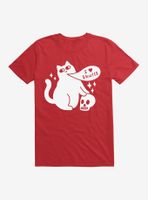 I Love Skulls Cat T-Shirt