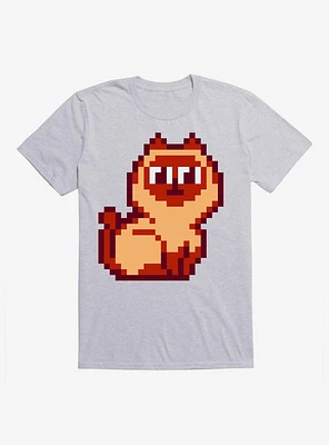 Siamese Cat Pixel Art T-Shirt