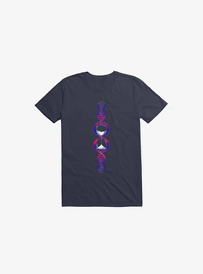 Altered DNA Carbon Navy Blue T-Shirt