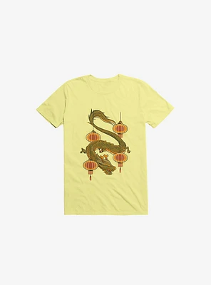 Dragon Fly Corn Silk Yellow T-Shirt