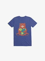 Earth Love Bear Royal Blue T-Shirt