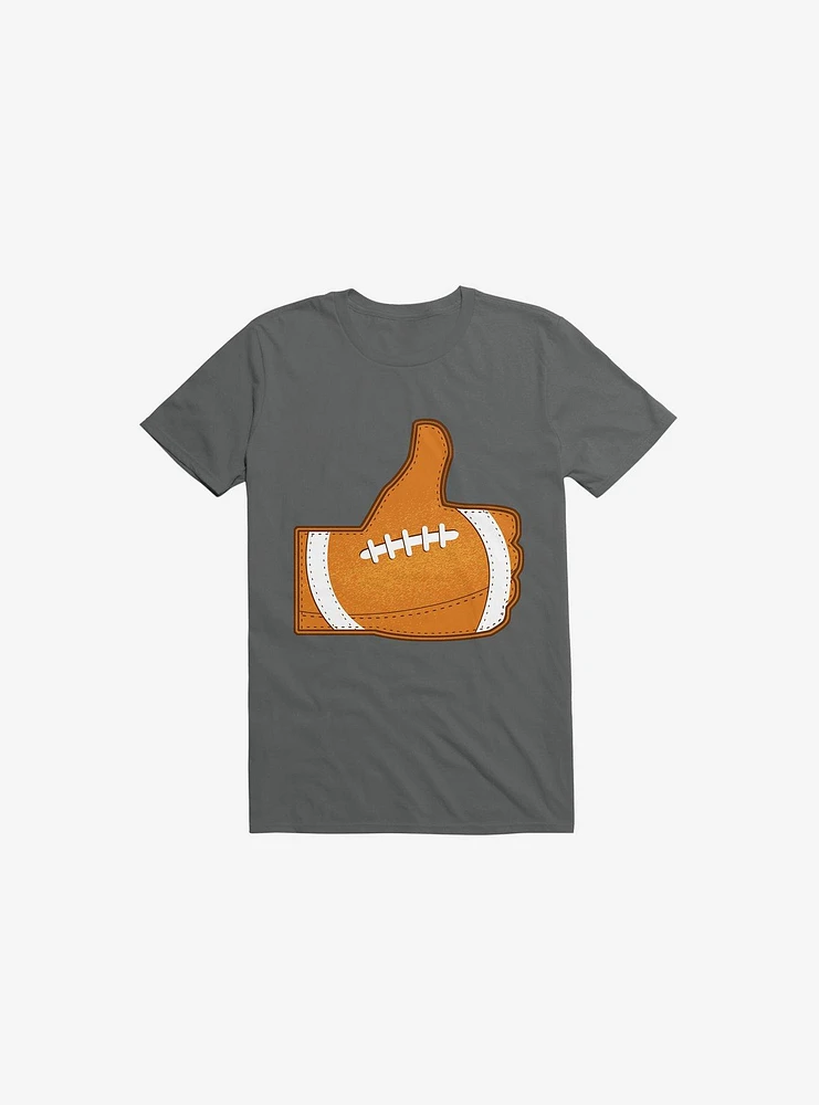 I Love Football 2.0 Charcoal Grey T-Shirt