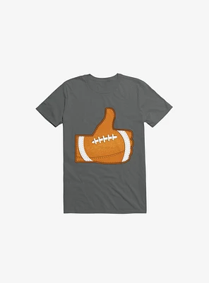 I Love Football 2.0 Charcoal Grey T-Shirt