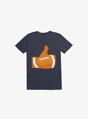 I Love Football 2.0 Navy Blue T-Shirt