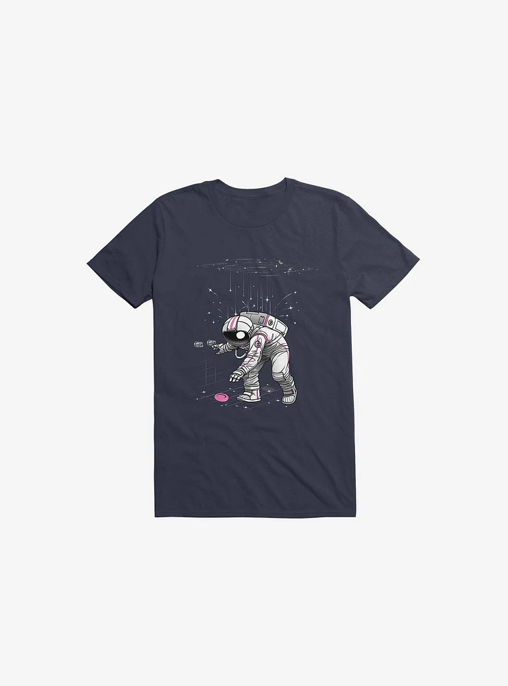 Meteor Shower Navy Blue T-Shirt