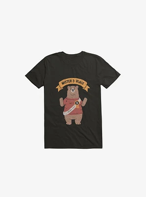 2nd Place Bear Black T-Shirt