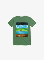 Across The Earth Kelly Green T-Shirt