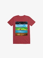 Across The Earth Red T-Shirt